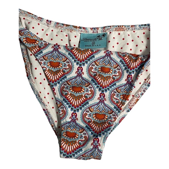 LETARTE MAUI HAWAI String Biking Bottom (Tie Sides). Fully Lined. XS - Picture 2 of 12